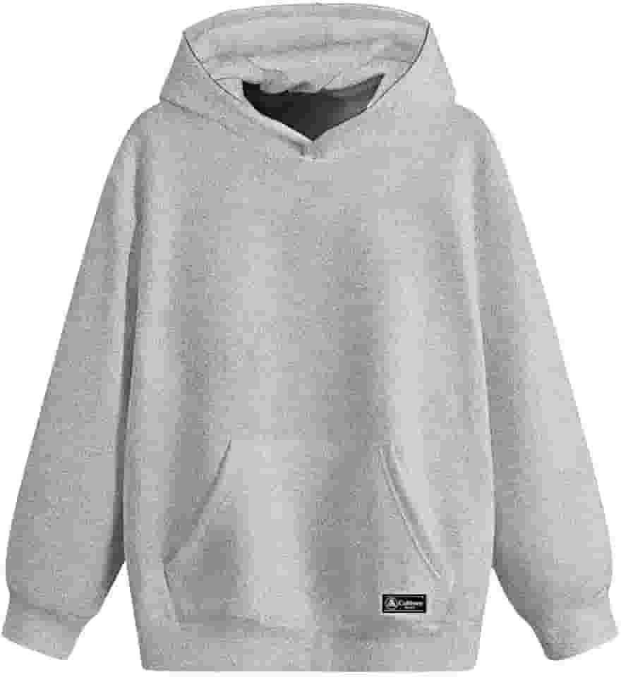 Blusão Moletom Canguru Infantil Liso Básico com Capuz e Bolso