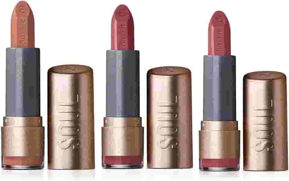 EUDORA Kit SOUL Kiss Me Batons: Malva da Moda + Avelã + Nude Estilo