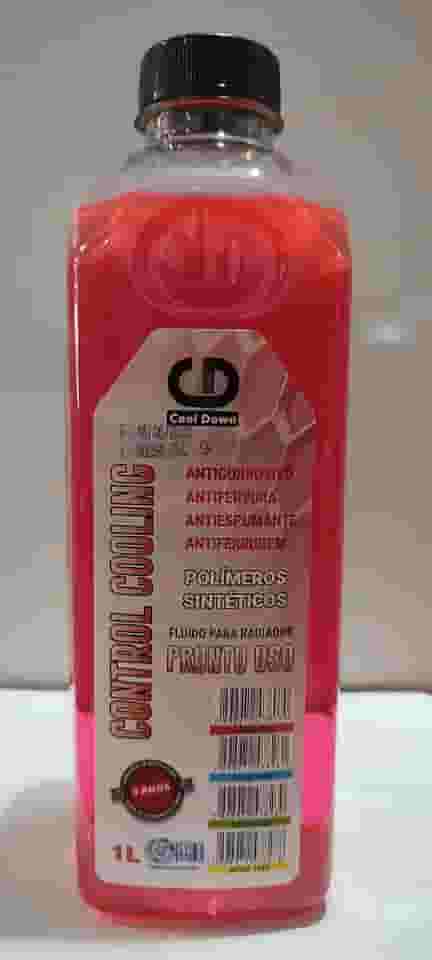 Aditivo para Radiador Pronto para Uso, Líquido Rosa, 1 Litro, Solução Refrigerante para Sistema de Arrefecimento