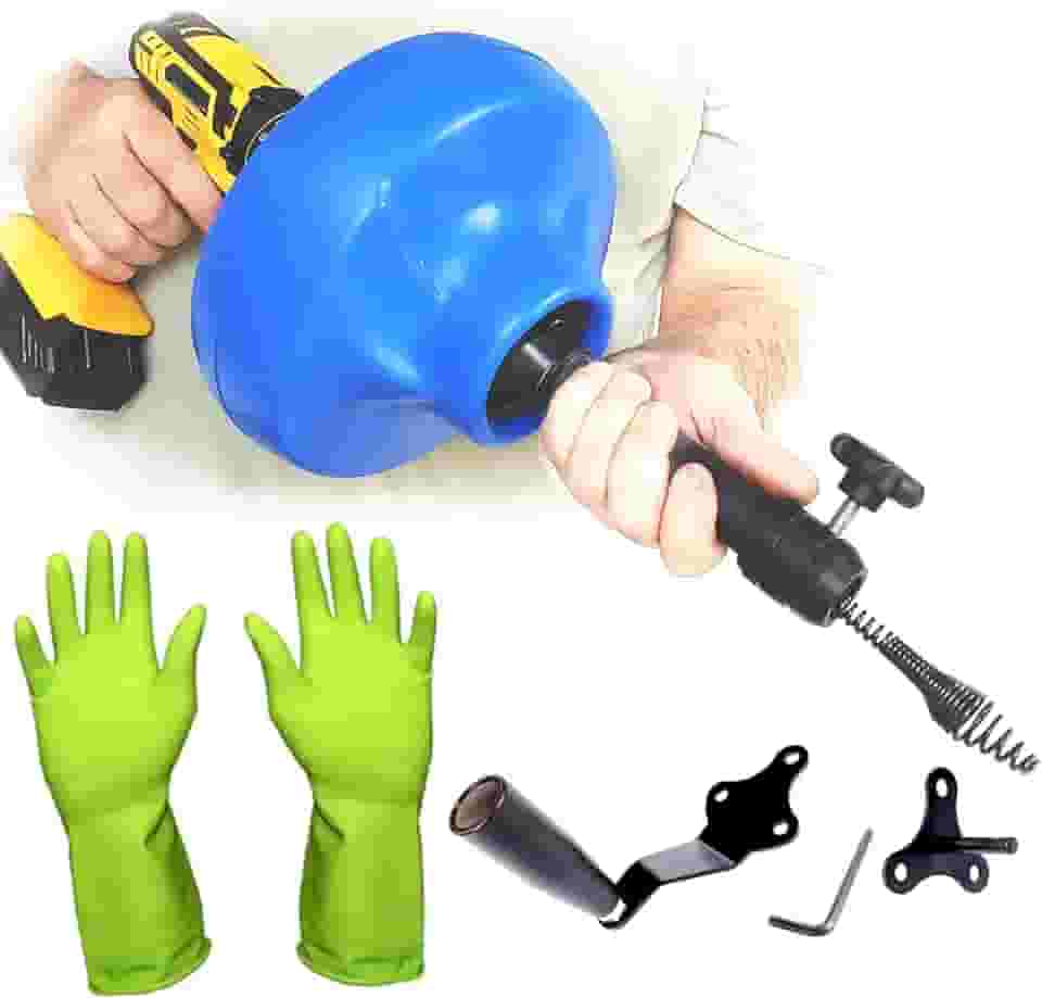 Maquina Desentupidora Manual Profissional Rotomaster 10 Metros - Desentupidor Reforçado de Canos, pias, ralos, Esgoto.