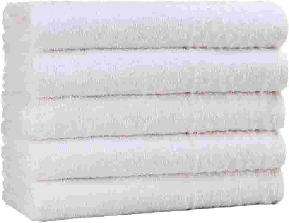Kit Toalha Hotel/Pousada/Spa - 5 Banho - Profis - Alta Absorção (Branco Off White)