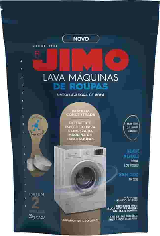 JIMO Lava Máquinas de Roupas Lavagem Interna Remove Resíduos Concentrado 2 pastilhas