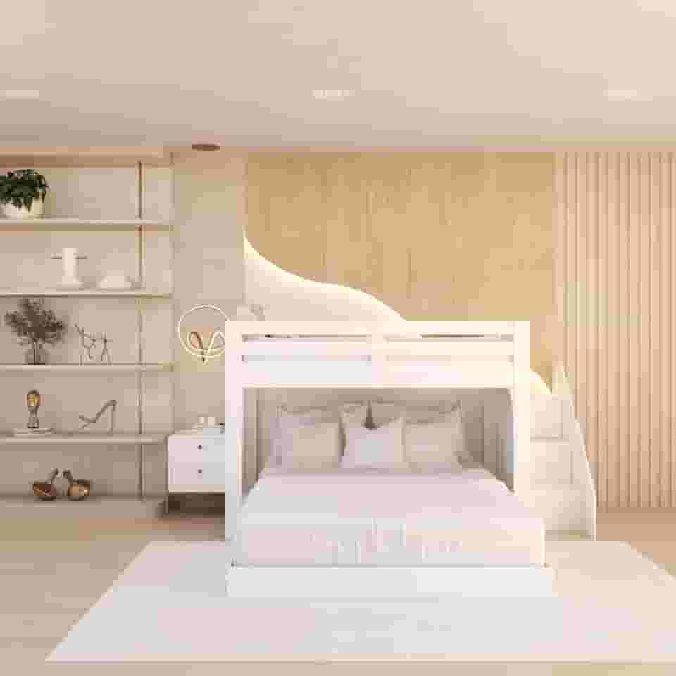 Beliche Casal Adulto Montessoriano Star Plus Casatema Branco Perfect Wood