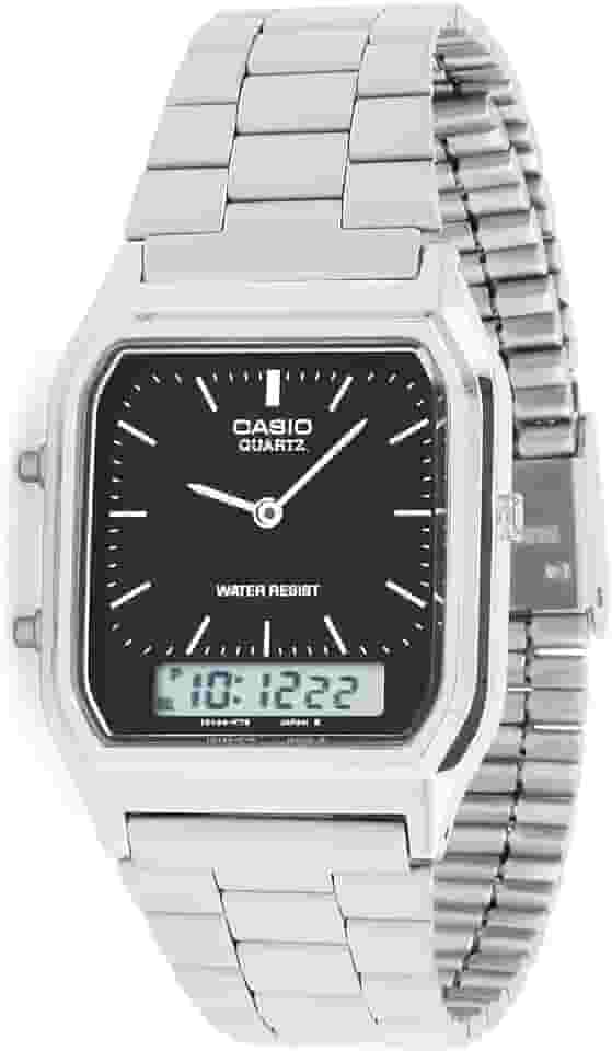 AQ-230A-1DMQYEF Mens Combi pulseira relógio