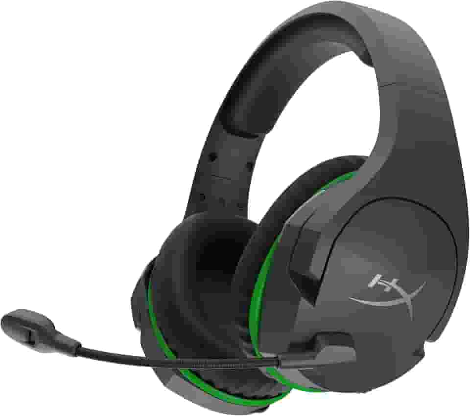 Headset Wireless Gamer HyperX CloudX Stinger Core - Licenciado pela Xbox, Leve, Áudio Imersivo com Windows Sonic, Drivers de 40 mm, Preto e Verde (4P5J0AA)