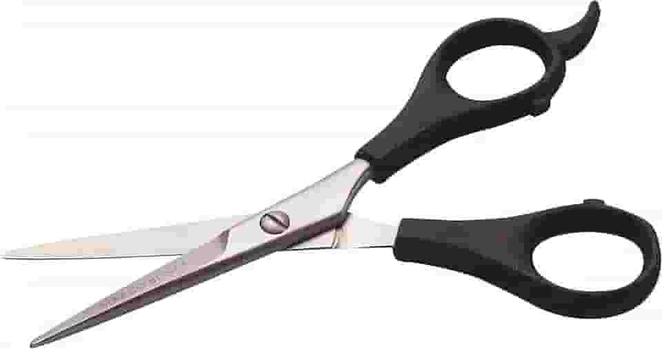 Marco Boni Tesoura Profissional Fio Laser P/ Corte Cabelo 5.5'' Cabo Plástico Aço Inox 1705 Preto 1 Unidade