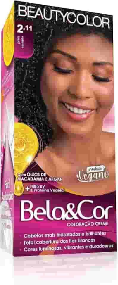 Coloração Bela&Cor - 2.11 Preto Azulado