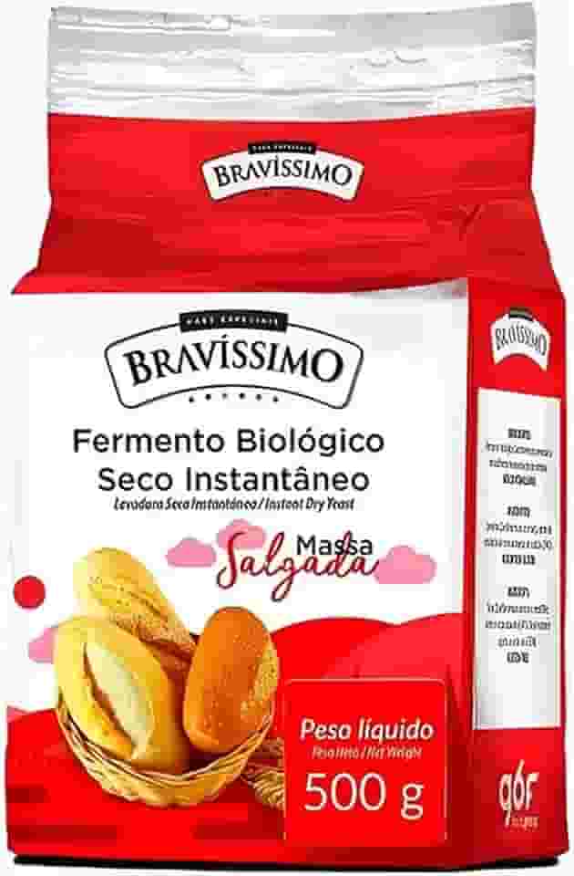 Fermento Biológico Seco Instantâneo 500g Bravíssimo