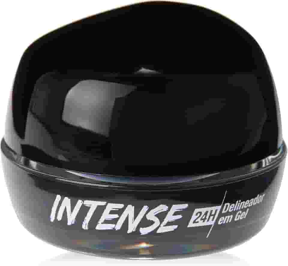 Intense 24H Delineador Gel Blackout, Rk By Kiss, Preto