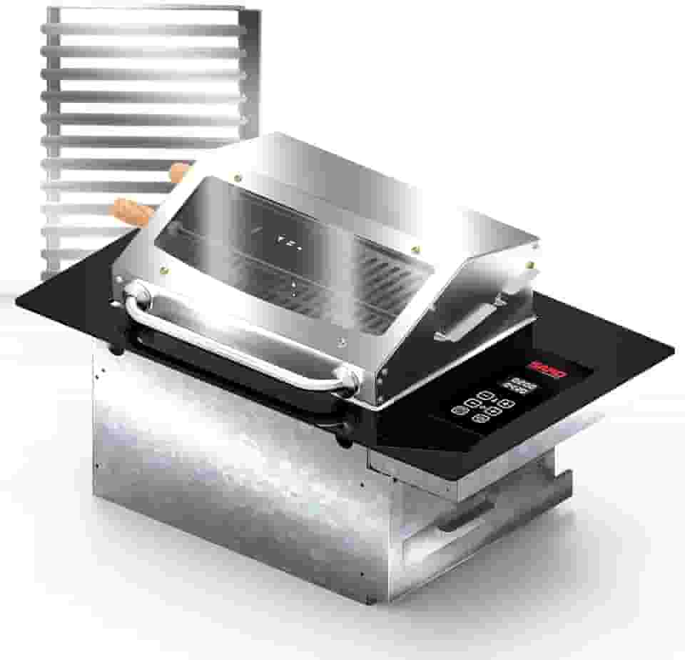 Churrasqueira Cooktop Elétrica Digital de embutir 70x48x30cm 220V