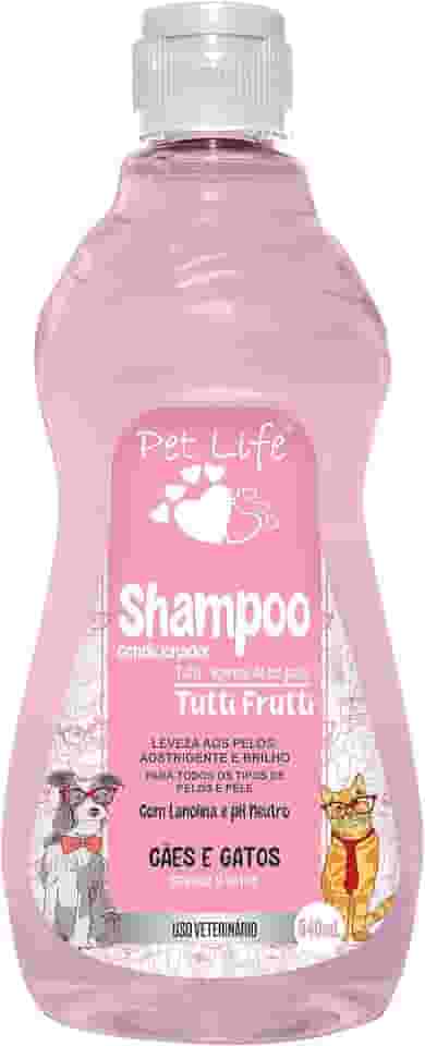 Shampoo Tutti Frutti Pet Life Cães e Gatos 540 mL