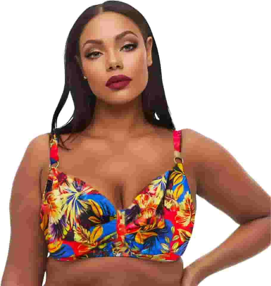 Top Biquíni Sem Bojo Plus Size Reforçado Tamanhos Especiais