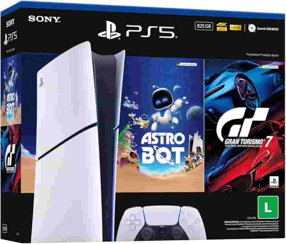 Console PlayStation®5 Edição Digital 825GB – ASTRO BOT 4 e Gran Turismo 7
