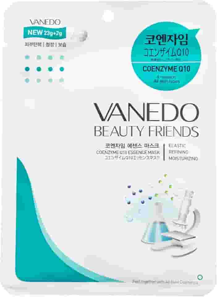 Máscara Hidratante Facial Coreana Beauty Friends - Coenzima Q10