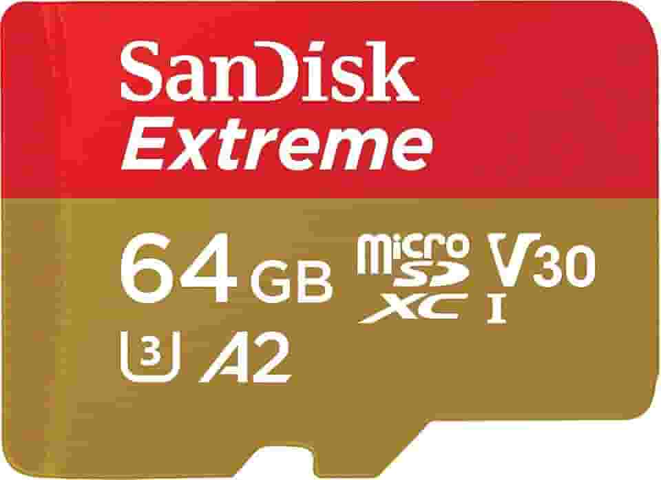 SanDisk Cartão Micro SD Extreme 64GB para GoPro Max GoPro Hero8