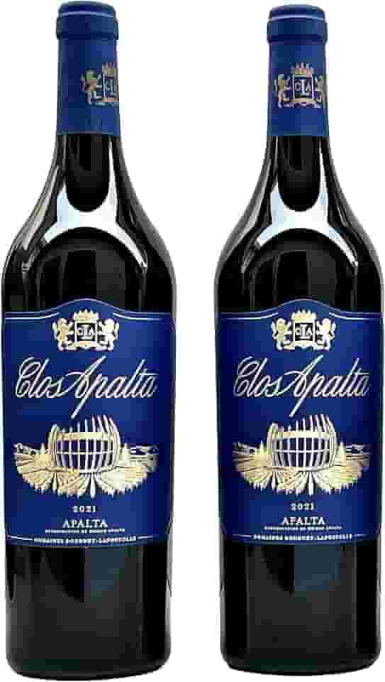 Vinho Chileno Clos Apalta Safra 2021-100 PONTOS | Kit com 2 Garrafas | Oferta