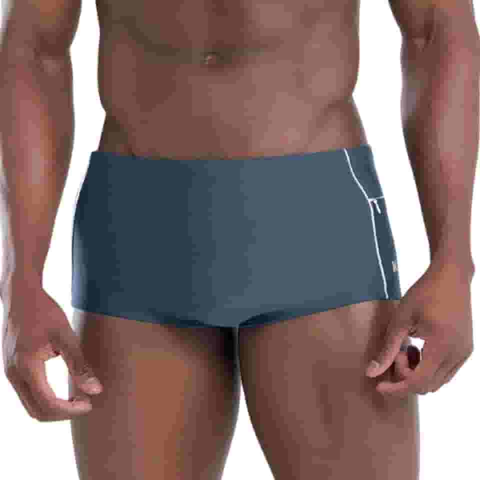 Sunga Com Bolso Mash Poliamida Proteção UV+50 Praia Verão Piscina Sungão Masculino C/Ziper