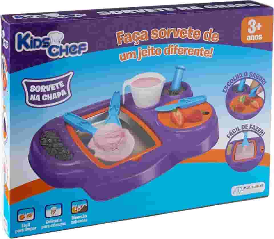 Brinquedo Kids Chef Sorvete Na Chapa - Br1403