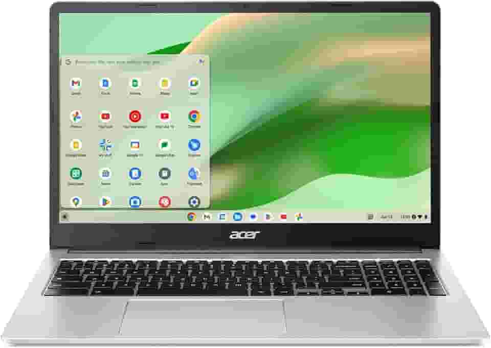 Acer Laptop Chromebook 315 | Intel Celeron N4500 | Tela IPS Full HD de 15,6 polegadas | Intel UHD Graphics | 4GB LPDDR4X | 64GB eMMC | Intel Wi-Fi 6 | DTS Audio | USB Tipo-C | Chrome OS |