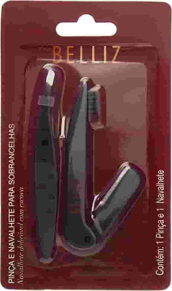 Belliz Pinça E Navalhete Para Sobrancelha