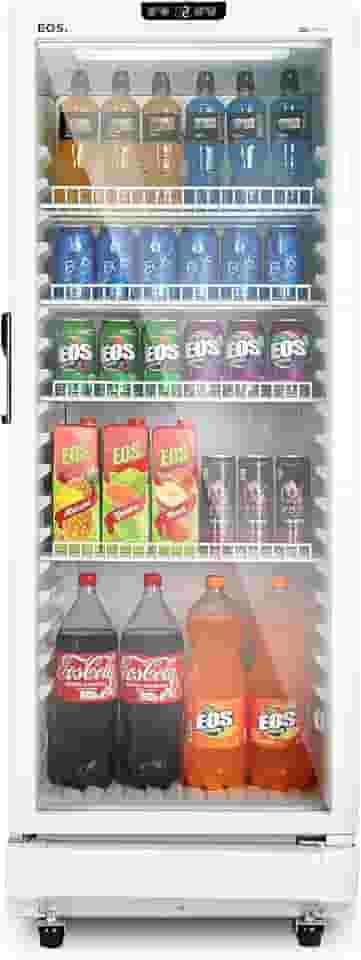 Refrigerador Expositor Vertical EOS 231 Litros Eco Gelo Digital Branco EEV210B 220V