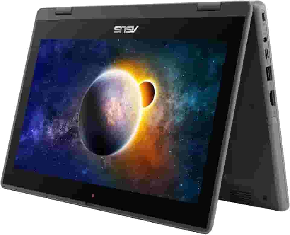 ASUS Br1102Fga-Ys14T Notebook 2 Em 1 Com Tela Sensível Ao Toque De 11,6 Polegadas - Hd - 1366 X 768 - Intel Celeron N100 Quad-Core [4 Núcleos] 800 Mhz - 4 Gb De Ram Total - 4 Gb De Memória Interna