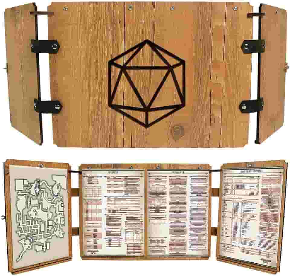 Escudo do mestre para RPG – Dungeon Master's screen - RPG (D20)