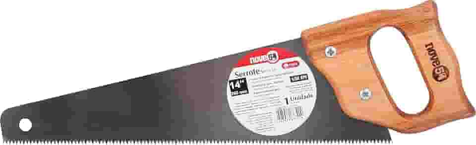 Serrote 14", Aço Temperado, Cabo De Madeira, Hobby, Nove54.