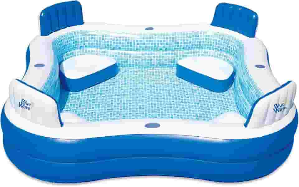 Blue Wave NT6126 223 cm x 66 cm de profundidade Premier Family com piscina inflável