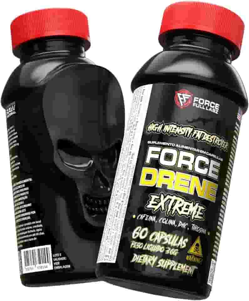 Termogênico Importado Forcedrene Extreme 60 cápsulas, Force Full Labz