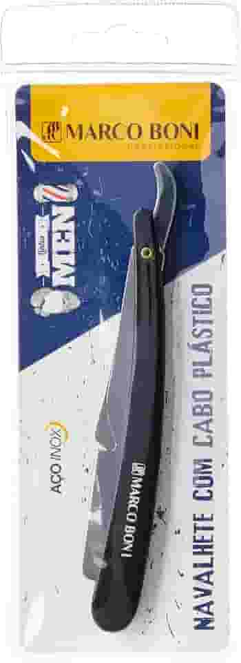 Marco Boni Navalhete Para Acabamento Cabo Plástico Aço Inox 1773 Preto 1 Unidade