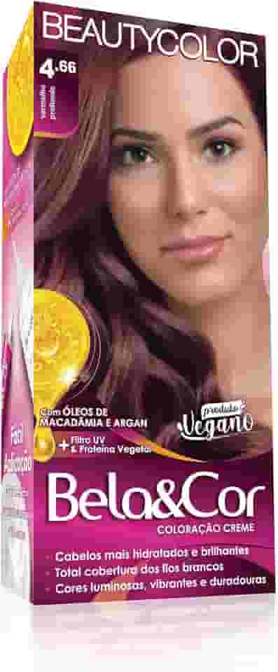 Coloração Bela&Cor - 4.66 Vermelho Profundo