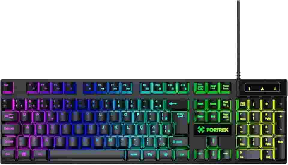 Teclado Gamer Fortrek Fearless 100 Fullsized Preto