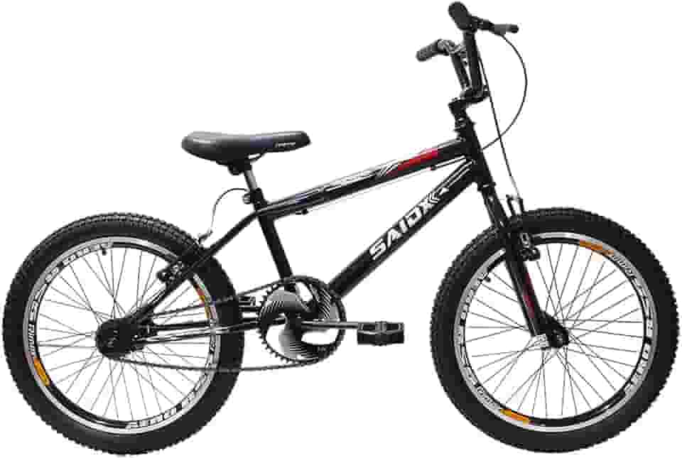 Bicicleta Aro 20 Bmx Cross Freestyle Saidx (Preto)