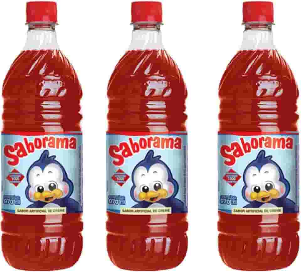 Base Líquida Concentrada Sorvetes, Gelinhos, Raspadinhas Kit 3 Potes (Creme)