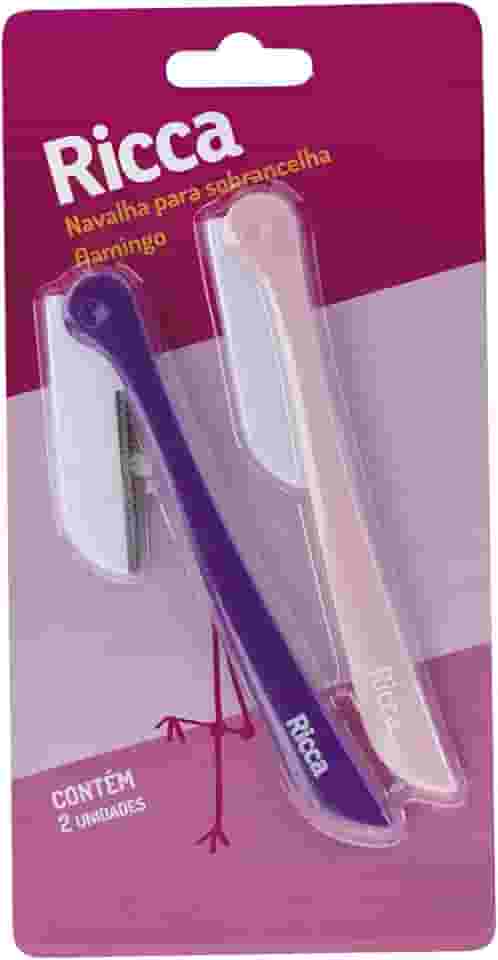 Ricca Navalha Para Sobrancelha Flamingo