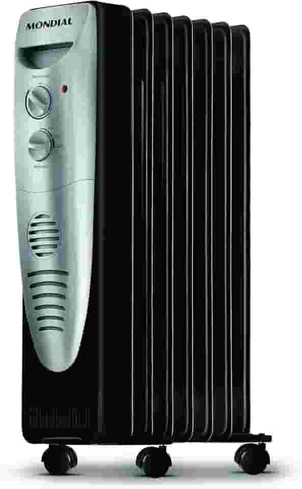 Aquecedor a Óleo, Mondial, Preto/Prata, 1500W, 110V - A-06