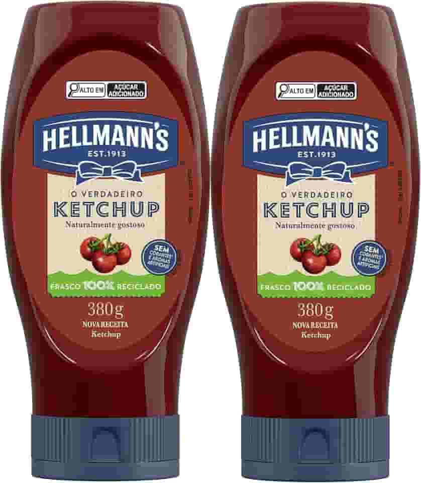 Pack Ketchup Hellmann's Squeeze 2 Unidades 380g