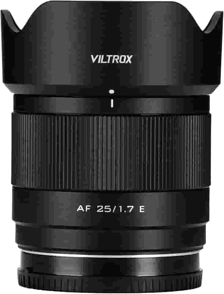 VILTROX Lente de montagem 25 mm F1.7 E, AF 25 mm F1.7 E para Sony E, lente APS-C Prime para Sony a6400 a6500 a6600 ZV-E10 FX30 A6700 ZC-E10II a7LL/A, a7RLL/A, a7LL/A, a7RLL/A,