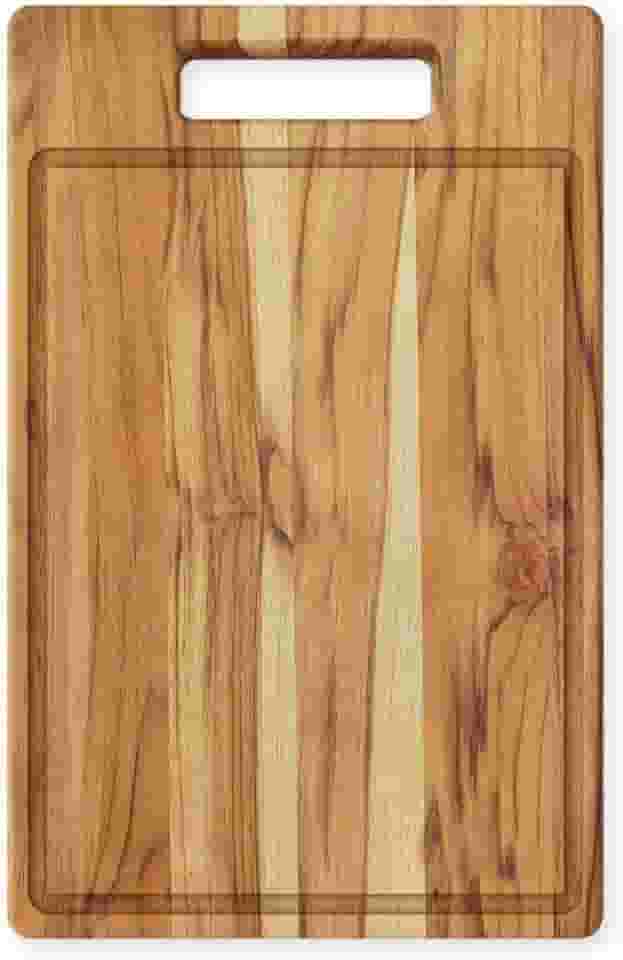 Tábua Madeira Teca c/Canaleta 39 x 25 cm, Stolf