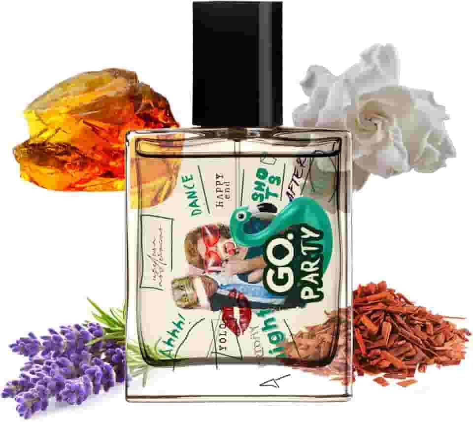 Perfume Go Party, EDP, amadeirado ambarado levemente doce, ideal para noite, balada, Go Man, 50ml