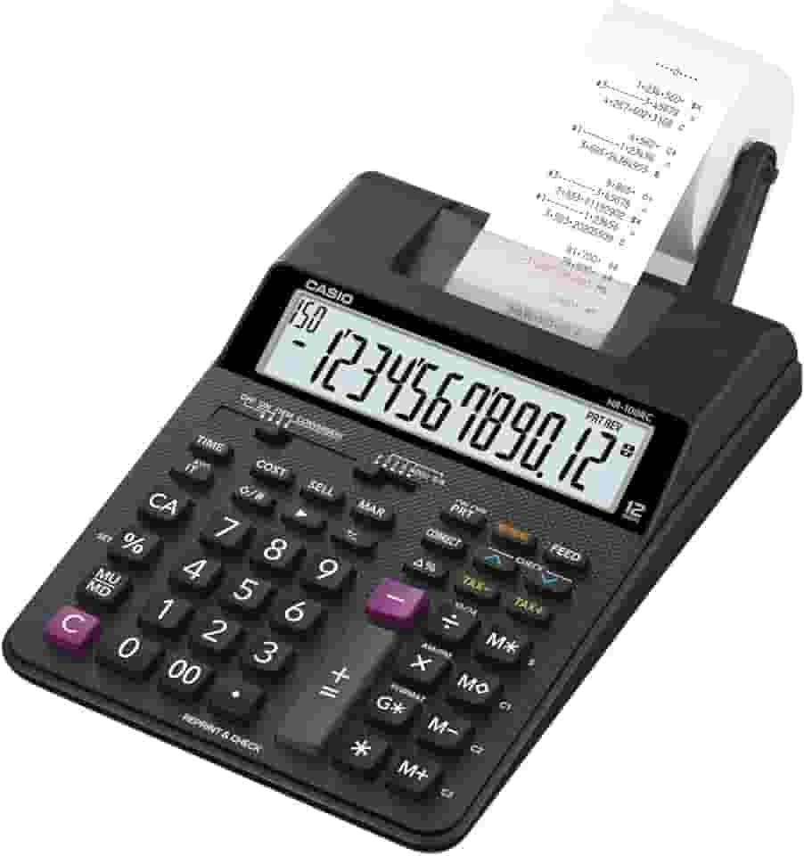 Calculadora com Bobina 12 Dígitos Bivolt HR-100RC Casio