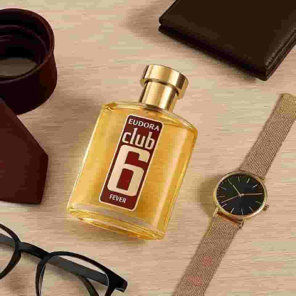 Club 6 Fever, Perfume Masculino Oriental Amadeirado, 95ml