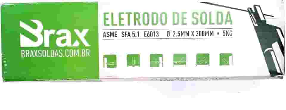 Eletrodo Revestido E 6013 2,5mm 1 kg - Brax