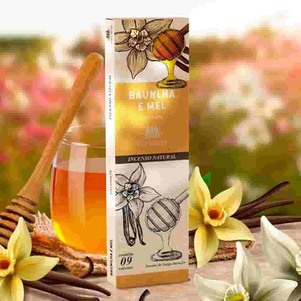 Incenso Nirvana Alfazema e Mel - Abre Caminho - 9 Varetas