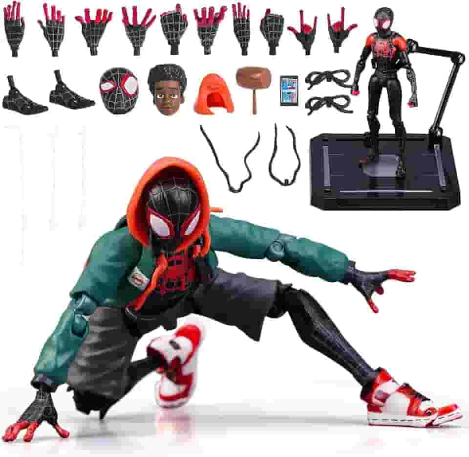 S-piderMan: Into The Spider-Verse Miles Morales Sentinel SV-Action Figure (Exclusive) (Super Heroes)