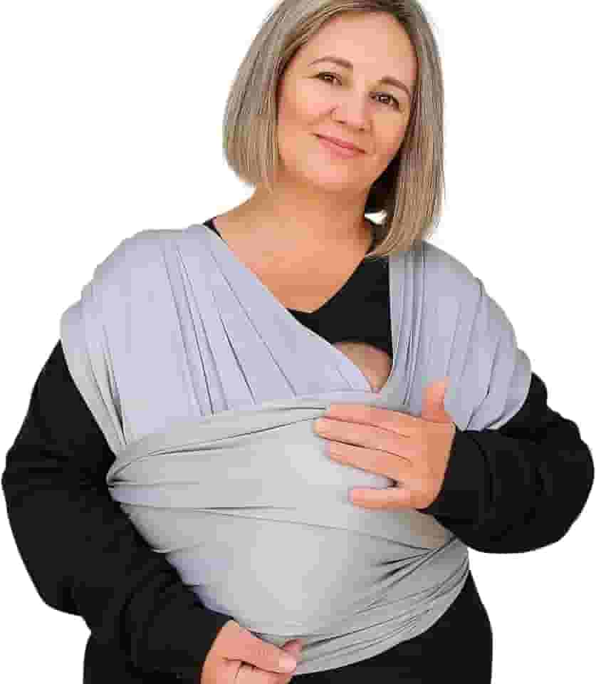 Sling Plus Size Best Sling para Bebê | Carregador Canguru Tipo Camiseta, Ergonômico e Respirável | Recém-Nascido até 20 kg