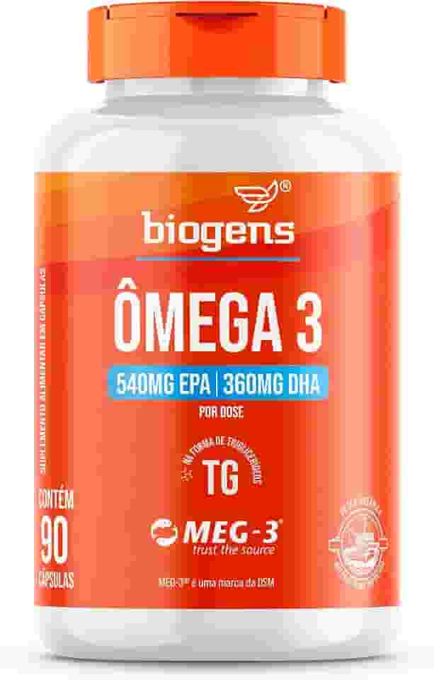 Ômega 3 TG, 540MG EPA | 360MG DHA, MEG-3®, Bigens (90 caps)