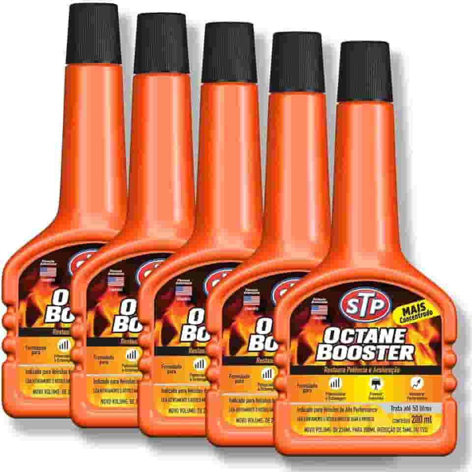 Aditivo para Combustivel OCTANE BOOSTER 200ml STP 5 unidades