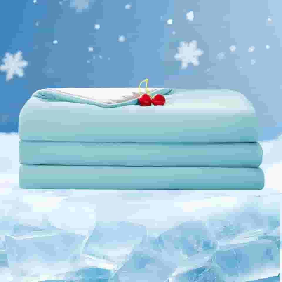 Edredom refrescante tamanho queen cobertor leve refrescante para dormir quente roupa de cama de verão para se manter fresco para suores noturnos - colcha macia e respirável (78 × 224 cm, azul